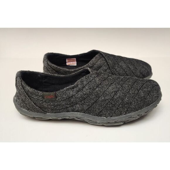 CUSHE CANVAS FLATS SHOES WOMENS GRAY CANVAS SLIP ON CASUAL LOAFER SHOES SIZE 9 - Picture 2 of 7